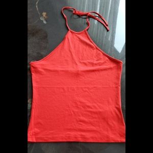 Zara red top